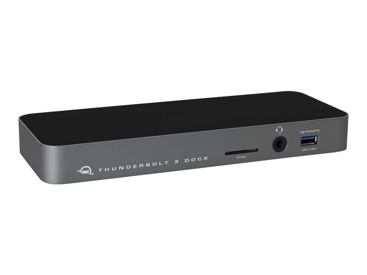 OWC Thunderbolt 3 Dock 14-Port Dockingstation 85 W 1GbE Mini DP Space-grau