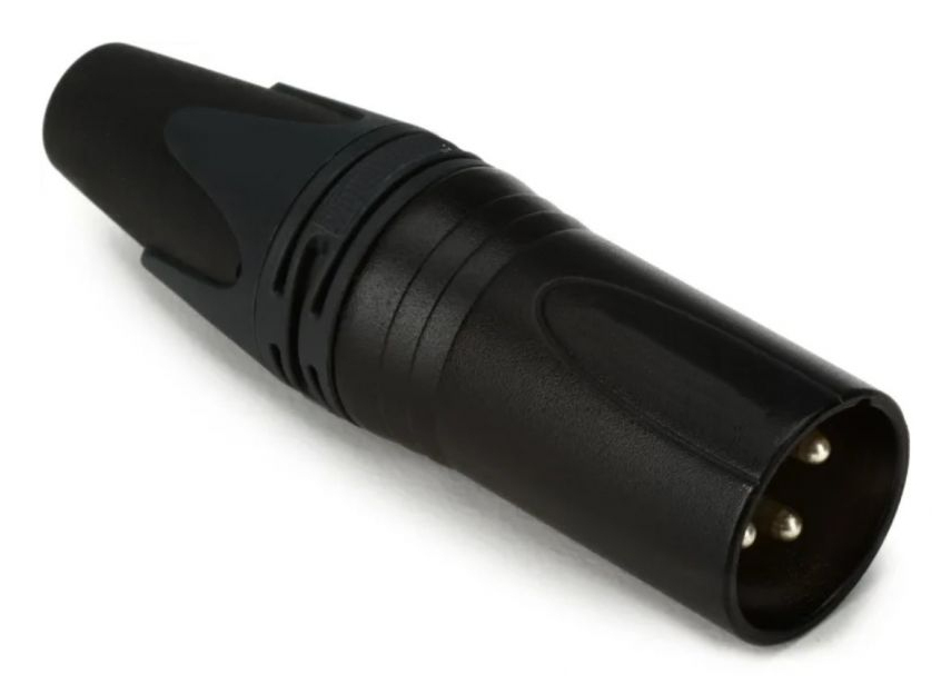 Equip 147930 3-poliger XLR-Kabelstecker Schwarz