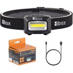 Libox LB0107 Taschenlampe Schwarz Stirnband-Taschenlampe LED (LB0107)