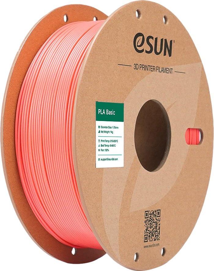 PLA BASIC 1,75mm PINK 1kg ESUN 3D FILAMENT (PLA-BASIC175P1P1)