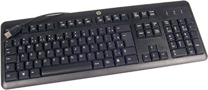 HP 672647-043 USB QWERTZ Deutsch Schwarz Tastatur (672647-043)