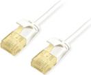 Equip Patchkabel Cat6A Slim U/UTP 2xRJ45 weiß LSZH Polybeutel (626005)