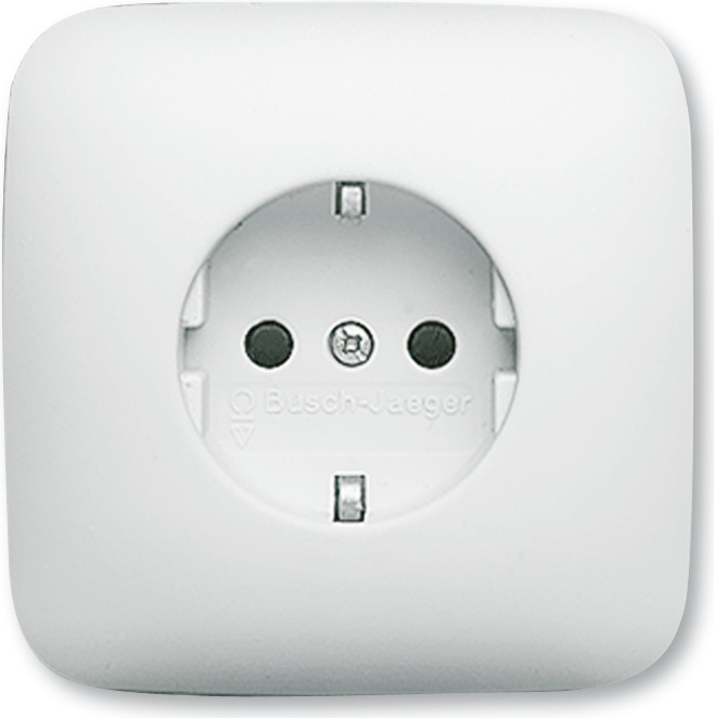 Busch-Jaeger 2013-0-4664. Buchsen-Typ: CEE 7/3, Anzahl der Pole: 2P+E. Produktfarbe: Weiß. Eingangsspannung: 250 V, Stromstärke (maximal): 16 A. Breite: 81 mm, Tiefe: 46 mm, Höhe: 81 mm (2013-0-4664)