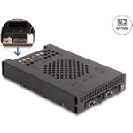 Delock 3.5" Wechselrahmen für 2x M.2 NVMe SSD mit OcuLink SFF-8612 Anschluss (47070)