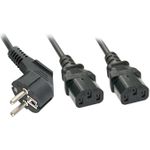 Lindy Stromkabel CEE 7/7 (SCHUKO) (S) bis IEC 60320 C13 (30048)