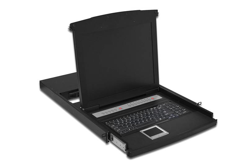 Digitus Professional DS-72003GE KVM-Konsole 17" 16 Anschlüsse VGA Schwarz