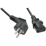 Lindy 3m IEC-Netzkabel Ideal für die Verbindung von PCs, Bildschirmen, Druckern oder anderen Geräten mit IEC-Kaltgeräteanschluss an das deutsche und französische Stromversorgungsnetz (30336)