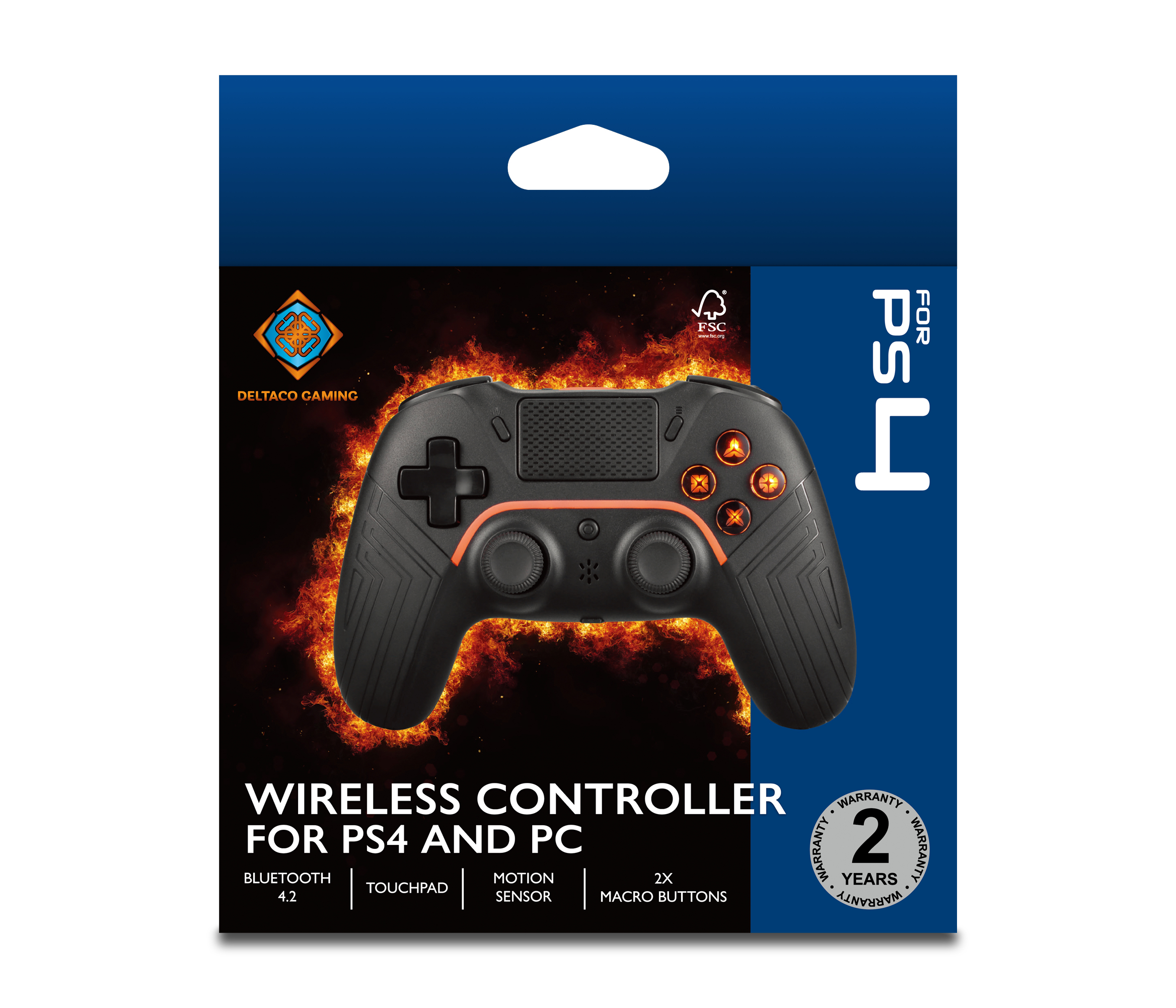 Deltaco Gaming GAM-139 Wireless Gamepad Bluetooth Schwarz