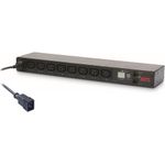 APC RACK PDU SWITCHED 1U 16A 48,30cm (19") 1U, 16A, 208/230V, 50/60 Hz, 8x IEC 320 C13, IEC-320 C20, 445 x 108 x 44 mm, 2270 g (AP7921B)