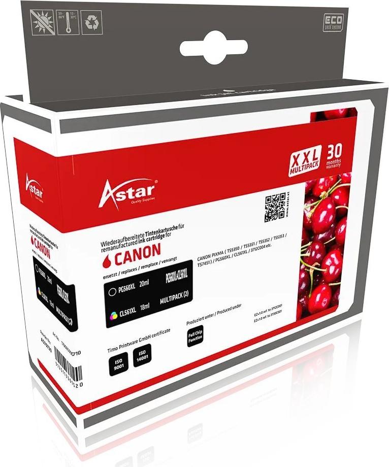 AS70729 ASTAR CAN. TS5350 VALUE PACK PG560XL+CL561XL / 3712C004 blk+col (AS70729)