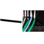 LogiLink Bürstenleiste für Netzwerk-/Serverschränke, schwarz Abdeckplatte mit integrierter Bürste für 19" Schränke, mit - 1 Stück (PN103B)