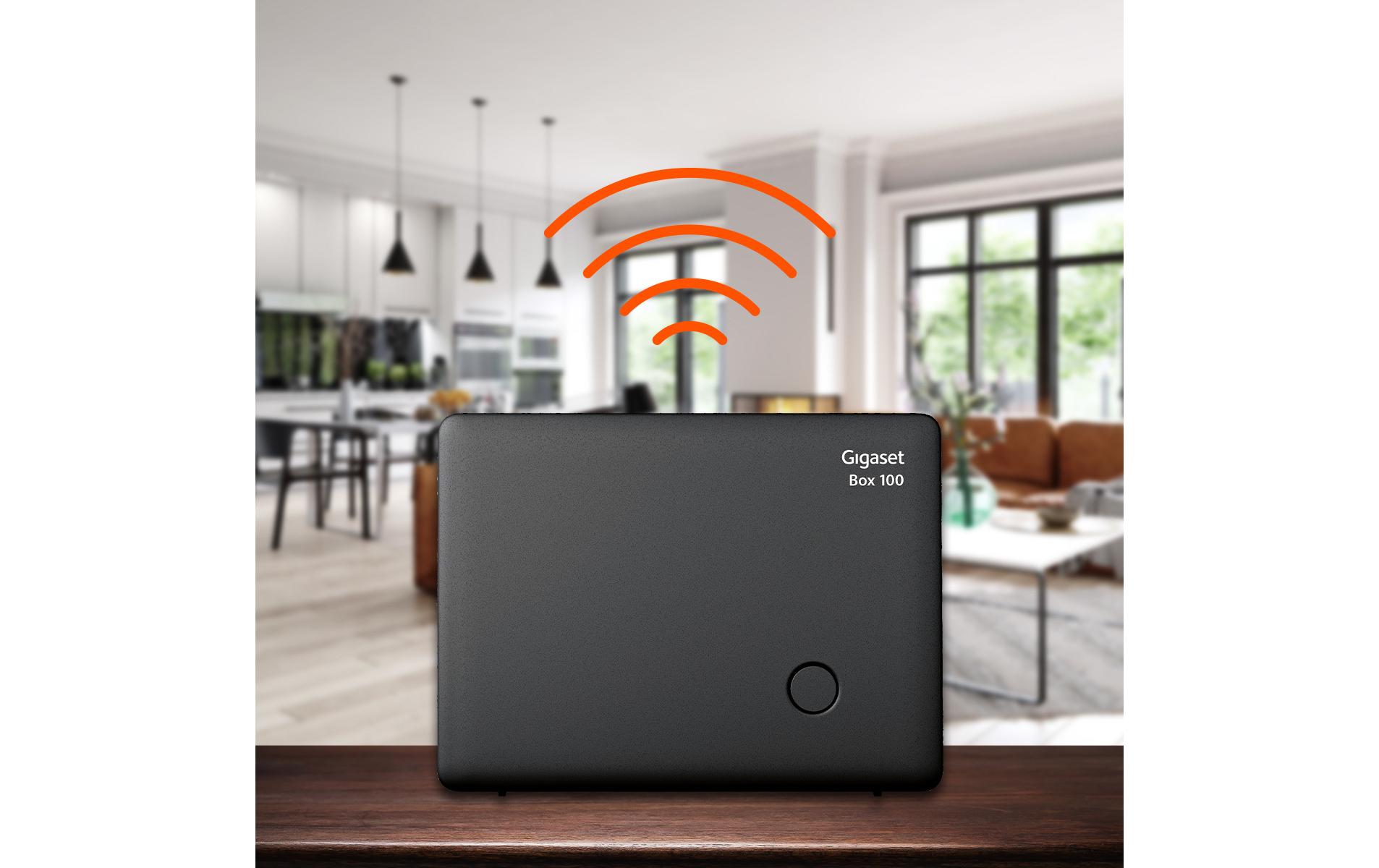 Gigaset Box 100 DECT-Basisstation Schwarz