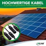 InLine® Solarkabel Verlängerungs-Set inkl. Solarstecker 4mm² schwarz/rot 2m (95402)