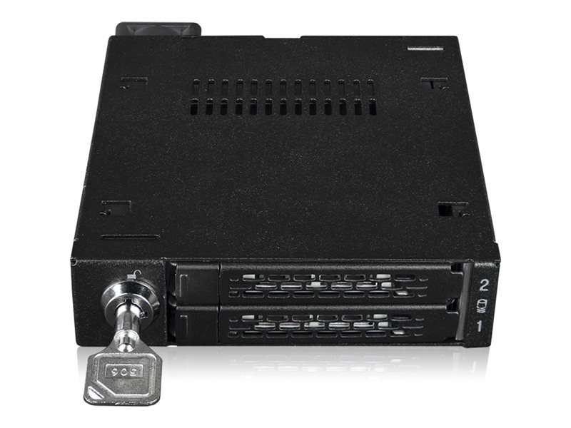 ICY BOX ToughArmor MB092VK-B Einbaurahmen 2x 2.5" U.2/U.3 NVMe Schwarz