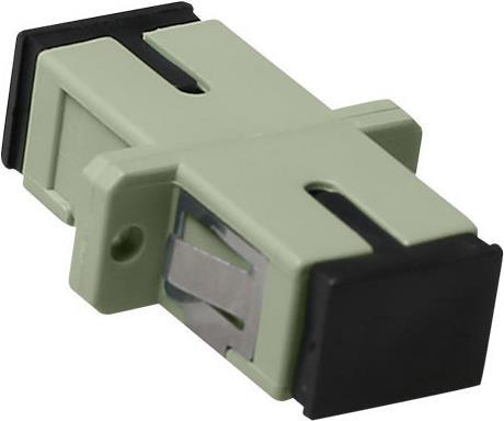 ACT Fiber optic SC-SC simplex adapter multimode OM1/OM2. Adapter sc simplex om1/2 fl iv (EA1023)