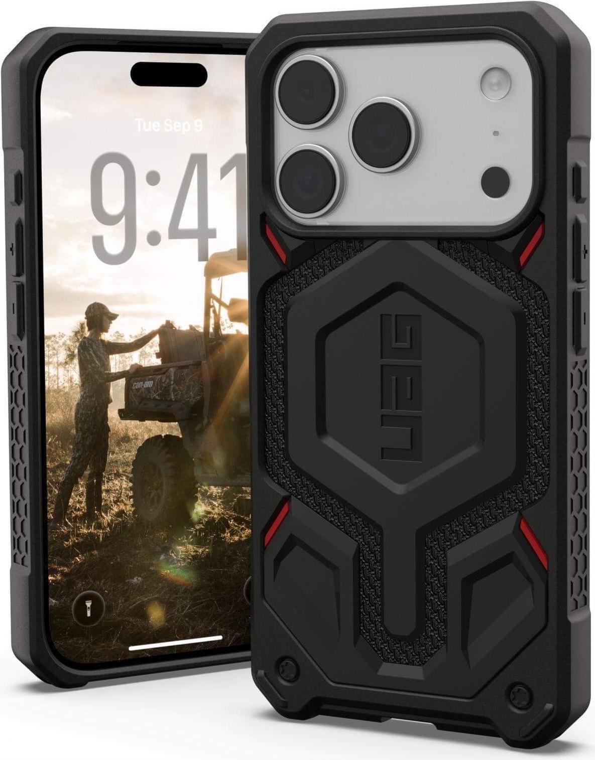 UAG Urban Armor Gear Monarch Pro MagSafe Case | Apple iPhone 17 Pro | kevlar schwarz | 114513113940 (114513113940)
