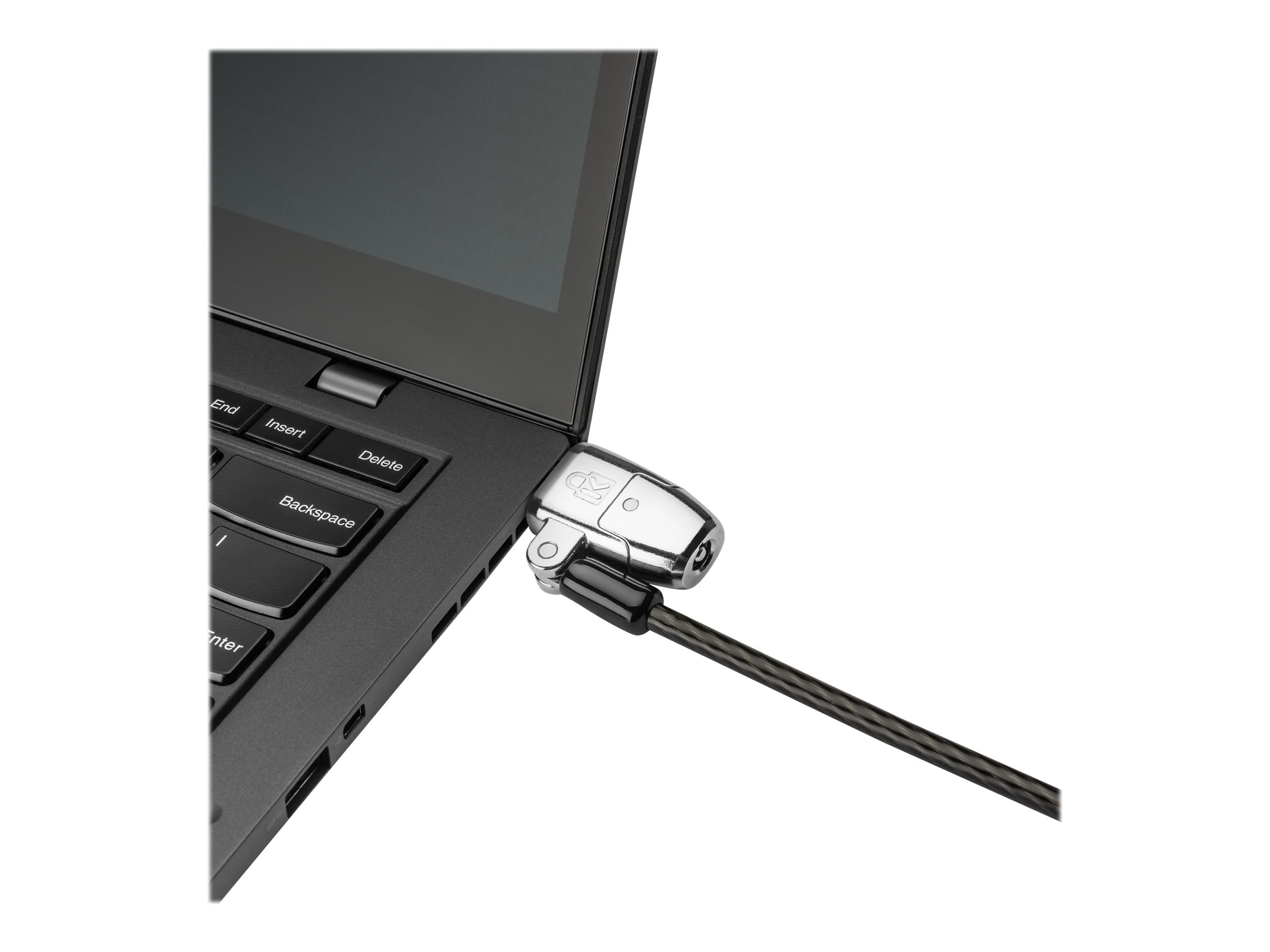 Kensington ClickSafe 2.0 Universal Keyed Laptop Lock Sicherheitskabelschloss 1.8 m Schwarz