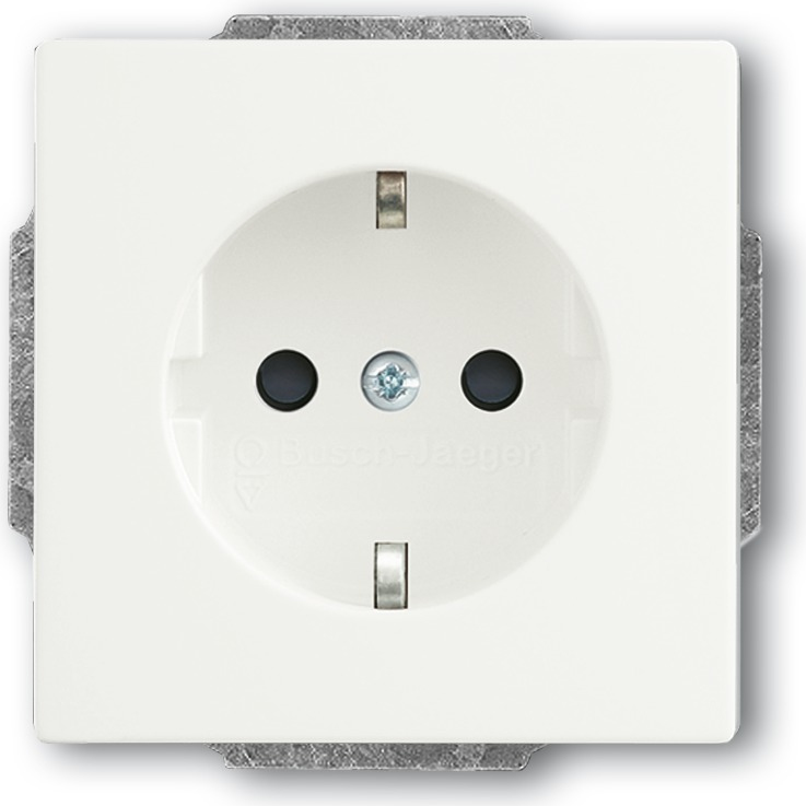 Busch Jaeger 20 EUCKS-884 Steckdose CEE 7/3 Weiß (2013-0-5328)