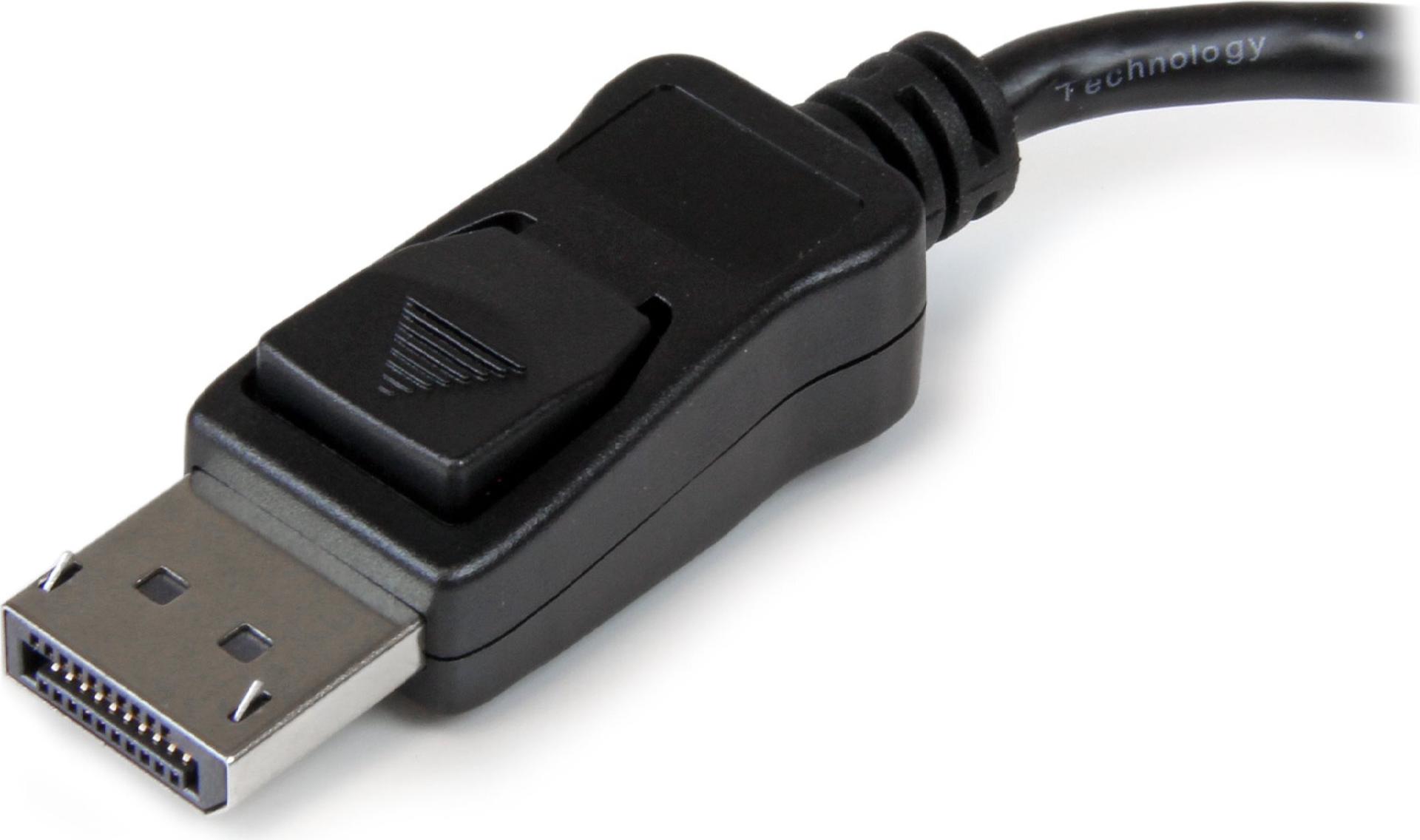 StarTech.com 3-Port Multi-Monitor DisplayPort 1.2 MST Hub DP Splitter Schwarz