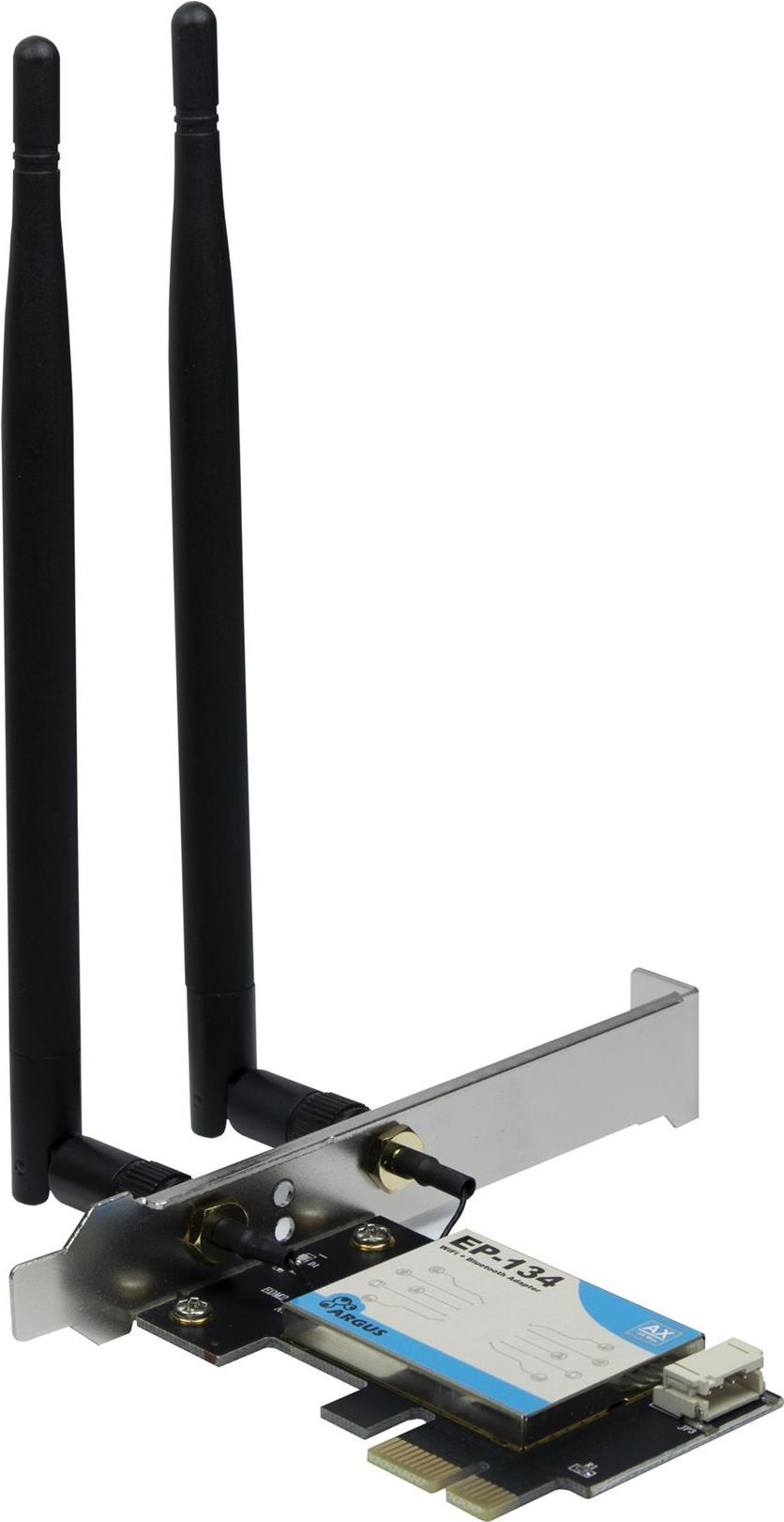 Inter-Tech Wi-Fi 6 PCIe Adapter EP-134 Antenne Bluetooth 5.2 - PCI (88883059)