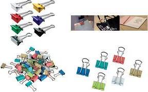 MAUL Foldback-Klammer mauly 215, Größen/Farben sortiert Klemmweite: 7 bzw. 9 mm, Klemmteil aus Federstahl, - 1 Stück (2157698)