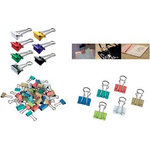 MAUL Foldback-Klammer mauly 215, Größen/Farben sortiert Klemmweite: 7 bzw. 9 mm, Klemmteil aus Federstahl, - 1 Stück (2157698)