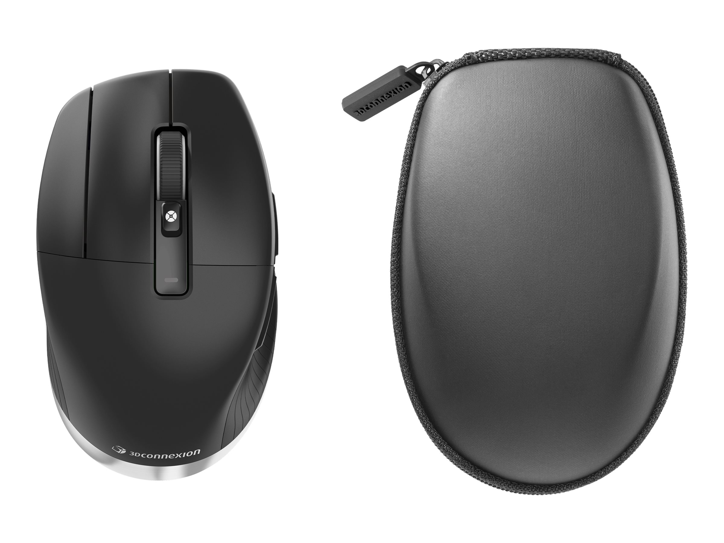 3Dconnexion CadMouse Pro Wireless Left Schwarz, Silber