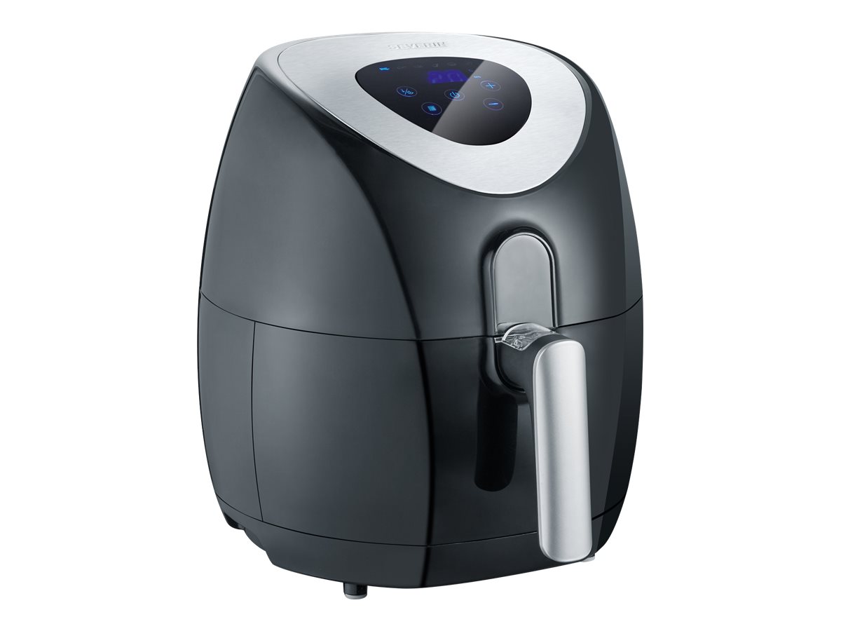Severin FR 2430 Heißluft-Fritteuse 3,2 l 1500 W Edelstahl gebürstet/schwarz