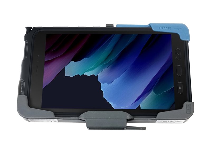 Gamber-Johnson Ladeschale 7160-1148-10 für Samsung Galaxy Tab Active2/Active3 mit Kfz-Netzteil Schwarz, Grau