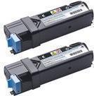 Dell - 2er-Pack - mit hoher Kapazität - Schwarz - Original - Tonerpatrone - für Dell 2150cdn, 2150cn, 2155cdn, 2155cn