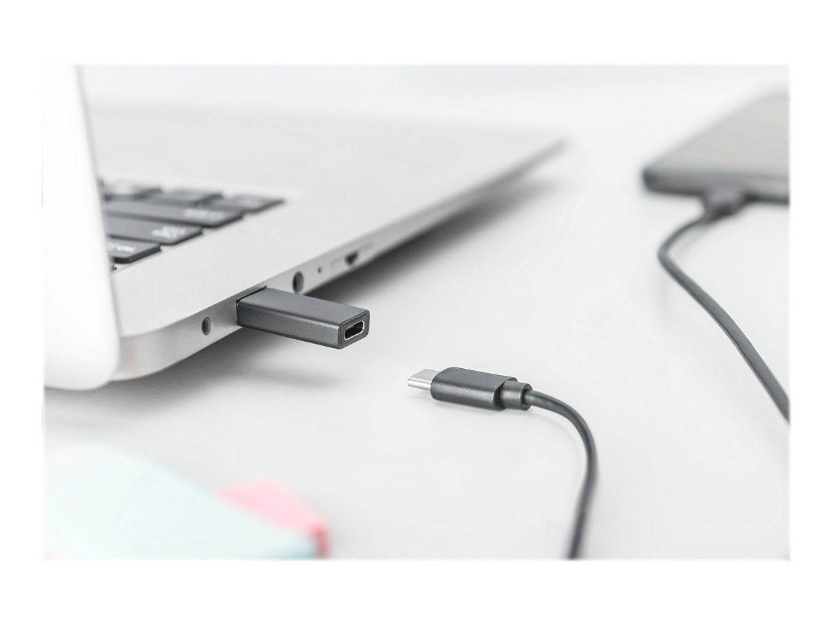 Digitus AK-300524-000-S USB-A auf USB-C Adapter USB 3.0 Schwarz