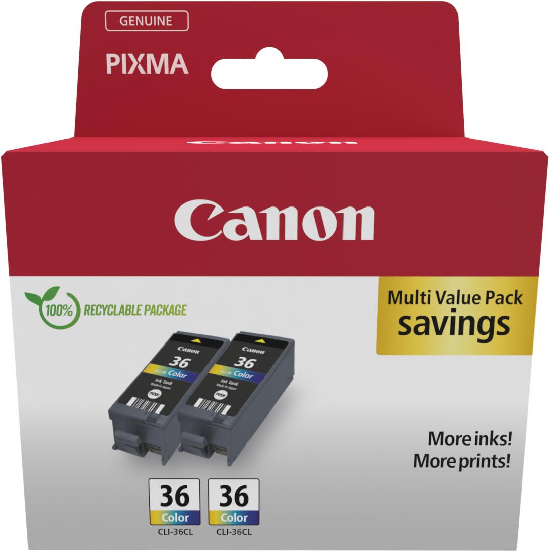 Canon CLI-36 CL Twin Pack (1511B025)