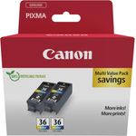 Canon CLI-36 Color Twin Pack (1511B025)
