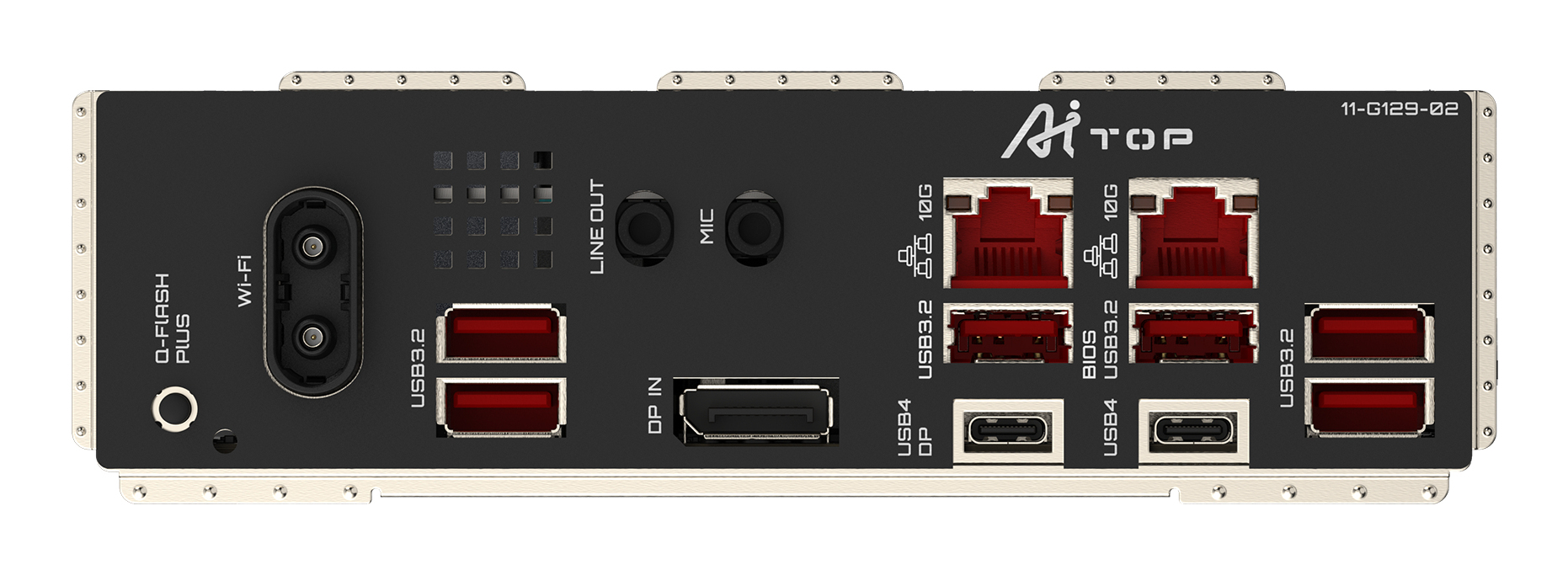 Gigabyte TRX50 AI TOP Mainboard E-ATX Sockel sTR5 DDR5 Schwarz
