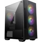 MSI MAG FORGE M100A Computer-Gehäuse Micro Tower Schwarz - Transparent (306-7G20A21-809)