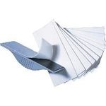 FRANKEN Tafelwischer mit auswechselbarem Filz magnethaftend BxHxL 6x3x15cm ergonomisch geformt Kunststoff grau (Z1923)