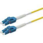 ROLINE LWL-Kabel duplex 9/125µm OS2, LC/LC, UNIBOOT, gelb, 10 m (21.15.8646)