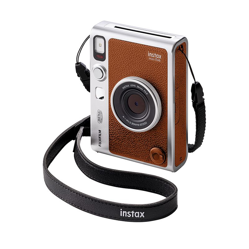 Fujifilm Instax mini Evo Braun, Silber