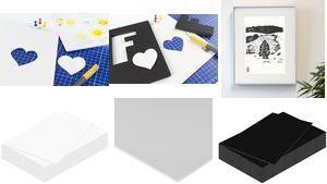 kangaro Foam Board, DIN A3, Stärke: 3 mm, weiß Schaumstoffplatte, matte Papierbeschichtung auf beiden - 1 Stück (K-0073-003)