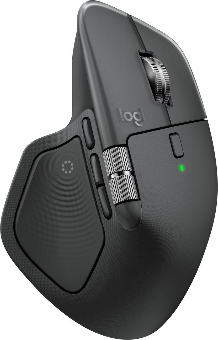 Logitech MX Master 4 - Funkmaus 8 Tasten rechts bluetooth 1000dpi graphit (910-007562)