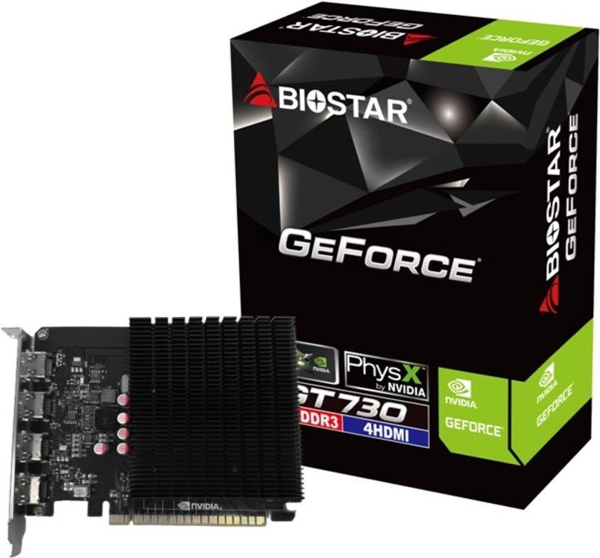 Grafikkarte Biostar GT 730 4GB 4xHDMI (VN7313TG46)