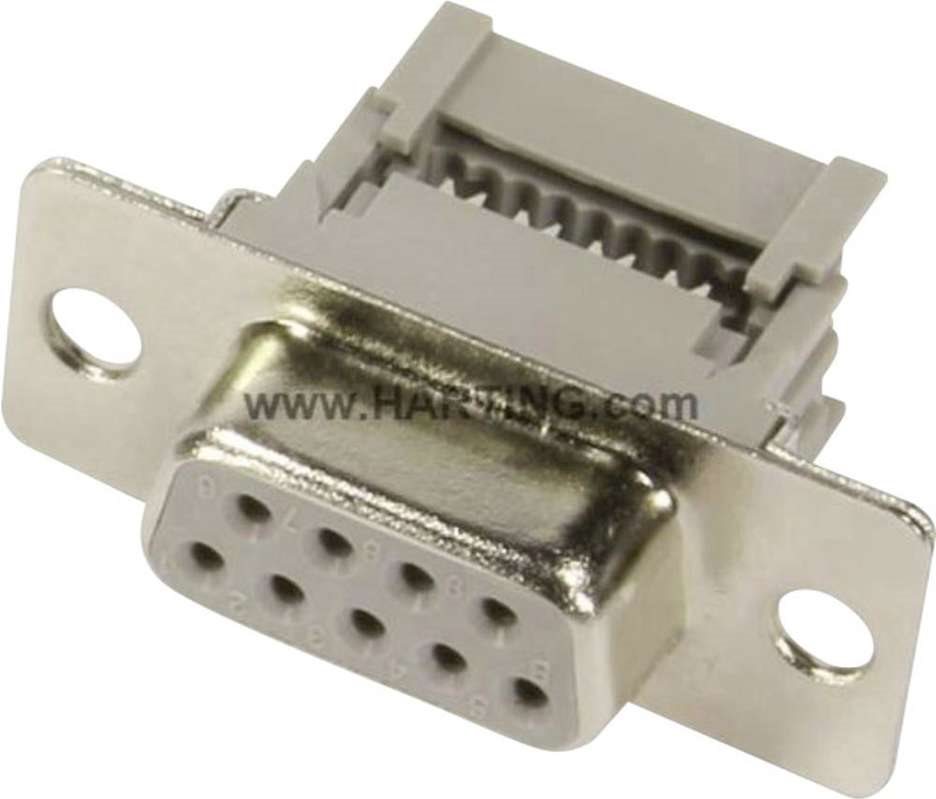 Harting D-SUB Buchsenleiste 180 ° Polzahl: 15 Schneid-Klemm 09 66 218 6500 1 St. (09 66 218 6500)