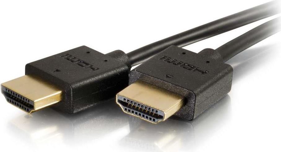 C2G 0,6 m Flexibles High Speed HDMI-Kabel mit Low-Profile-Anschlüssen (41362)