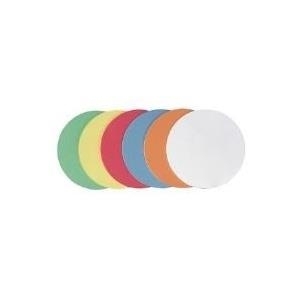 FRANKEN Moderationskarte, Kreis, Durchm.: 195 mm, weiß 100% Altpapier, 130 g/qm (UMZ 20 09)