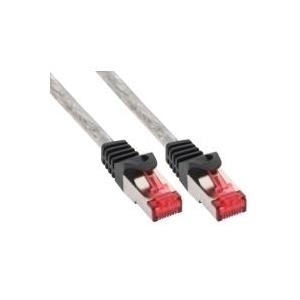 InLine® Patchkabel, S/FTP (PiMf), Cat.6, transparent, 20m (76420T)