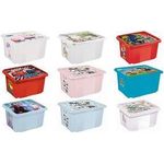 keeeper Aufbewahrungsbox karolina "Bambi", 24 Liter Dreh-/Stapelbox mit Deckel, aus PP, natur-transparent, - 1 Stück (1223700126600)