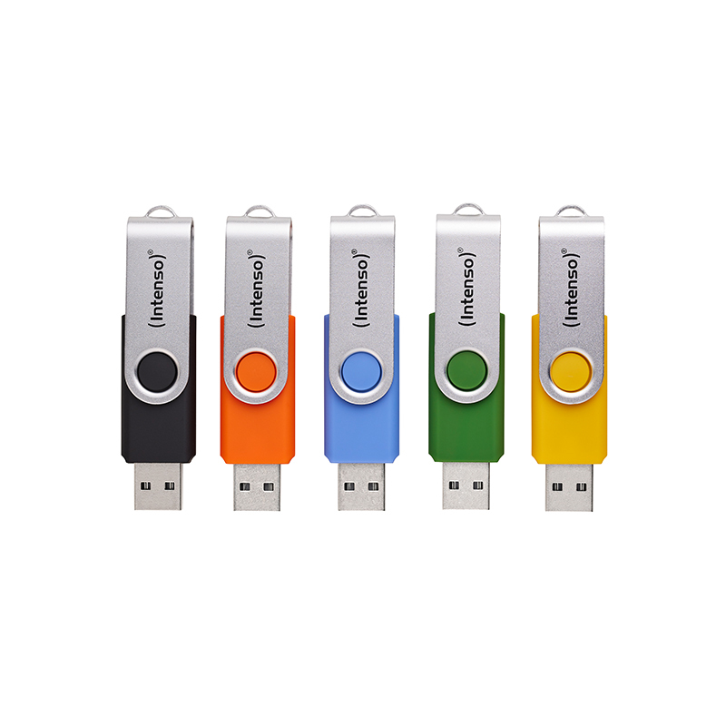 Intenso Office Line USB-Stick Multipack 5x 16 GB USB 3.2 Gen 1 Mehrfarbig