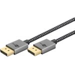 Goobay Slim DisplayPort Cable 2.0/2.1 40aGbit/s 2 m (77445)