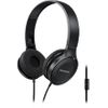 Panasonic RP-HF100ME - Kopfhörer mit Mikrofon - On-Ear - 3,5 mm Stecker (RP-HF100ME-K)