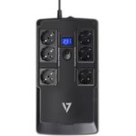 V7 750VA DESKTOP UPS LCD 6 OUT 3 UPS+3 SURGE SCHUKO 230V IN (UPS1DT750-1E)